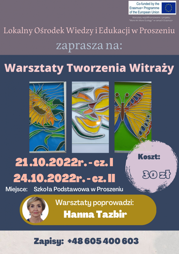 Plakat przygotowany przez organizatora wydarzenia. Treść znajduje się poniżej. 