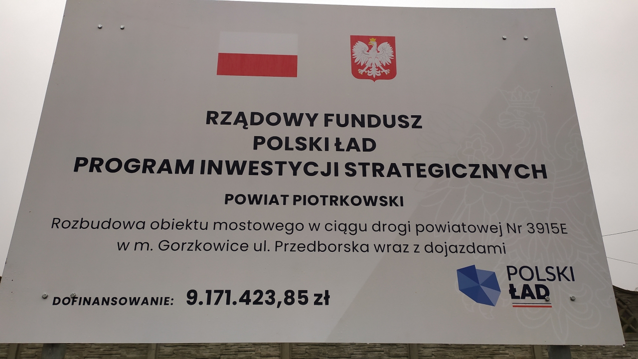Tablica Rządowego Funduszu Polski Ład 