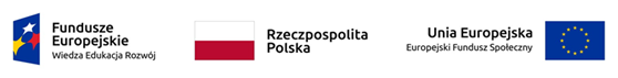 Baner z logo unii, flaga Polski i Funduszy unijnych