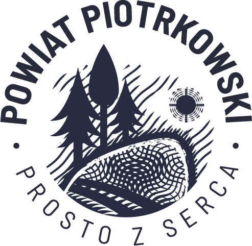 Logo powiatu piotrkowskiego - Powiat Piotrkowski Prosto z serca
