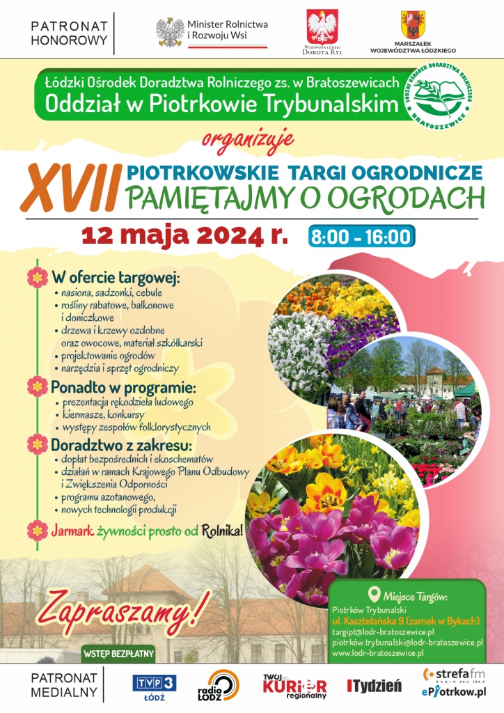 Plakat przygotowany przez organizatora wydarzenia